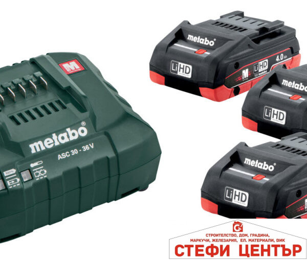 Базов комплект акумулатори 18V ASC 30-36 + 3x4.0 Ah LiHD