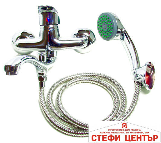 Смесител с подвижен душ "S" лебедка TopChrome