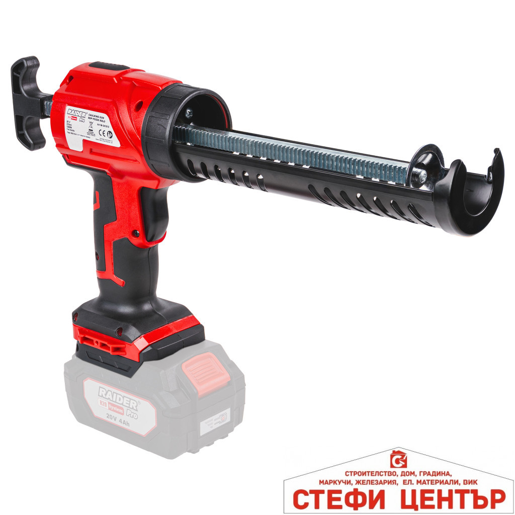 R20 Пистолет за силикон 310ml 1200N рег. об. Solo RAIDER PRO RDP-YCG20 - Image 2
