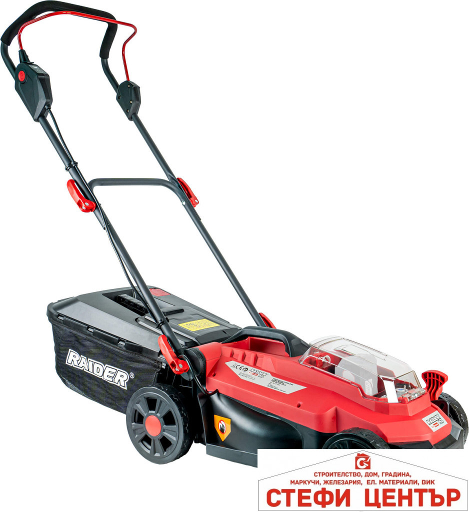 R20 Косачка безч. 33cm 35L 5нива Solo 150m2 RAIDER PRO RDP-BLM20 - Image 2