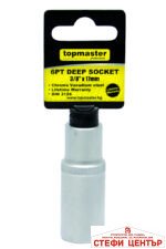 Вложка удължена 6 стенна 3/8"x 8mm CR-V Topmaster Professional - Image 2