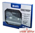 Отвертка-тресчотка с накрайници и вложки к-т 78 части Basic Skillco - Image 2