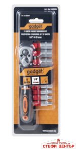 Тресчотка с вложки к-т 11 части 1/4" 4-13mm GADGET - Image 2