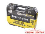 К-кт инструменти 108 части 1/4" & 1/2" CR-V Topmaster Professional - Image 2