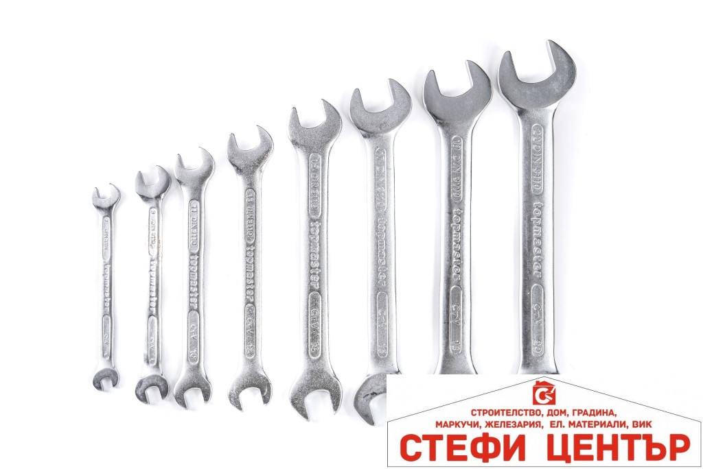 Ключ гаечен к-т 8бр 6-22mm CR-V PRESS Topmaster Professional - Image 3