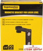 Магнитна стойка за лазерен нивелир, ъглова Topmaster Professional - Image 3