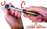 Тресчотка с въртяща дръжка трето поколение 1/4' 60 зъба Topmaster Professional - Image 3
