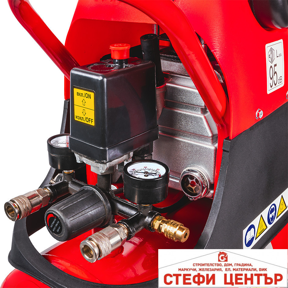 Компресор  24L 1.5kW RAIDER PRO RDP-AC15 - Image 4