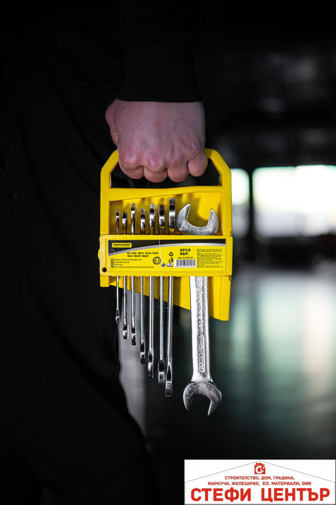 Ключ гаечен к-т 8бр 6-22mm CR-V PRESS Topmaster Professional - Image 4