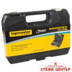 К-кт динамометричен ключ с вложки и удължител 1/4 5-25Nm Topmaster Professional - Image 4