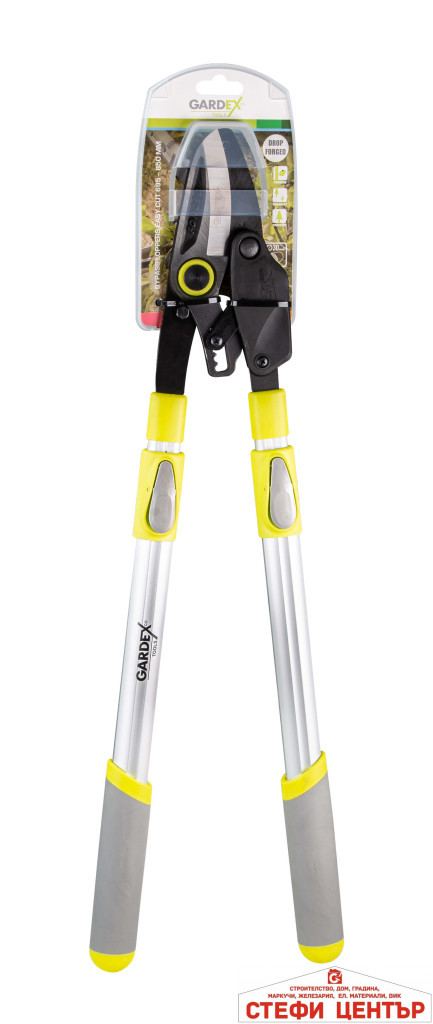 Ножица за клони телескопична, с разминаване, тресч. мех. GARDEX - Image 4