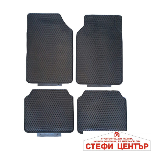 Гумени стелки универсални черни 11306-4бр/к-т