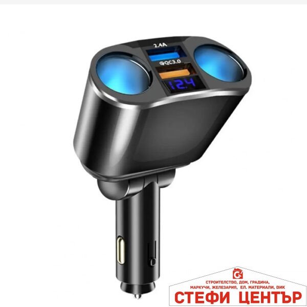 Разклонител за запалка + волтметър PG152