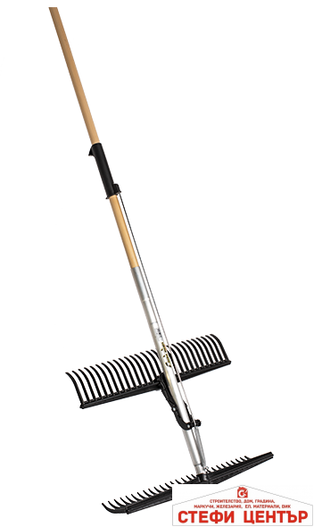 Двойно гребло за градината с дървена дръжка - Image 1