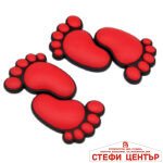 Декорация за врата PG292 4бр./к-т червена - Image 3