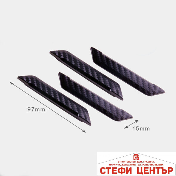 Декорация за врата PG295 4бр./к-т карбон