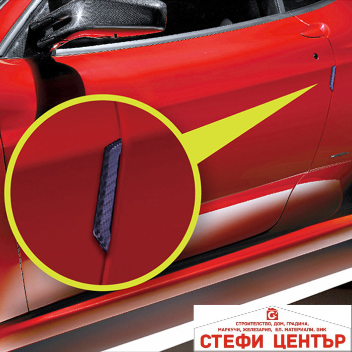 Декорация за врата PG295 4бр./к-т карбон - Image 2