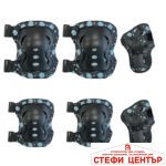 Детски наколенки РА1011 - 6бр / к-т - Черни - Image 2
