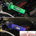 Дръжки за мотоциклет РА949 - 2бр / к-т - ЗЕЛЕНО - Image 3