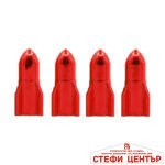 Капачета за вентил 4бр/к-т PA816 - червени - Image 3