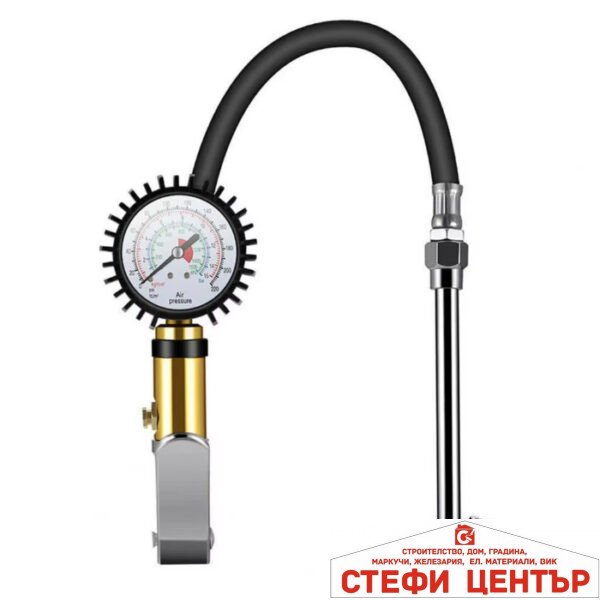 Пистолет с манометър за помпене на гуми  - PA958