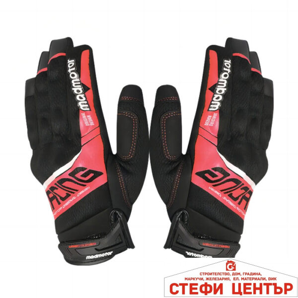 Ръкавици мото PA1022 - L -  2 БР/К-Т - Червени