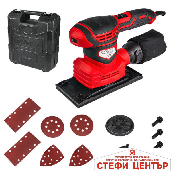 Шлайф 3в1 Multi 300W Ø125mm 90x187mm рег.обор.куфар RD-MSA30