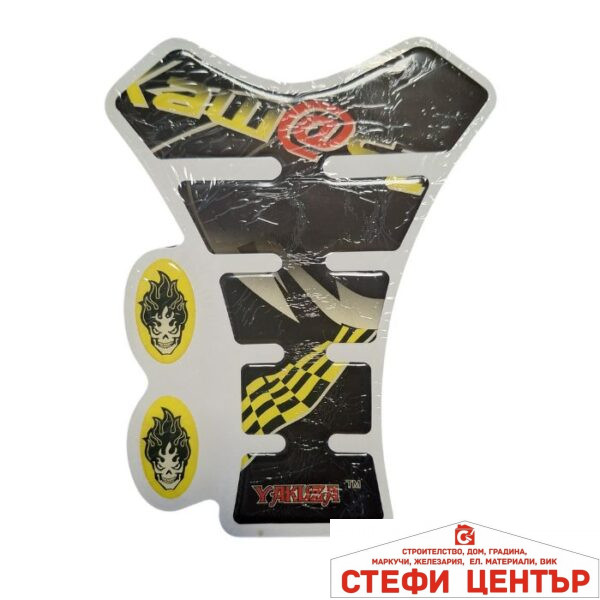 Стикер за резервоар PA921 - Якуза - Черен