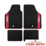 Универсални мокетни стелки Sparco - 03763BRS с червено