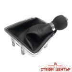 Топка за скоростен лост с маншон съвместима с VW / Seat с 5 скорости - черен конец - Image 2