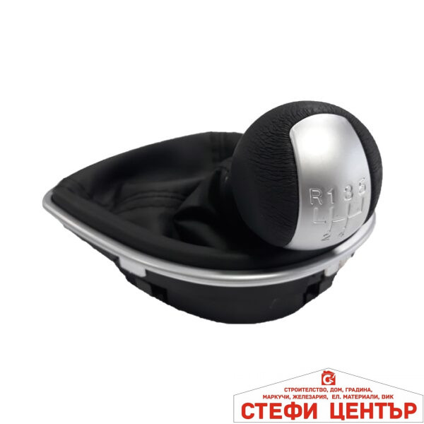 Топка за скоростен лост с маншон съвместима с Seat Altea/Leon/Toledo с 5 скорости