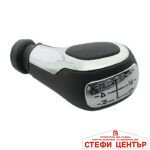 Топка за скоростен лост съвместима с Peugeot 207/307/308/408 - 5 скорости - Хром - Image 3