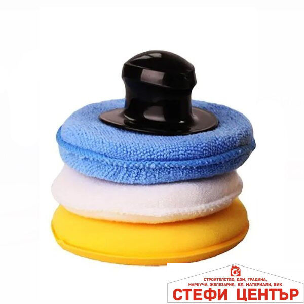 Гъба апликатор за вакси и лакове 10073 с държач