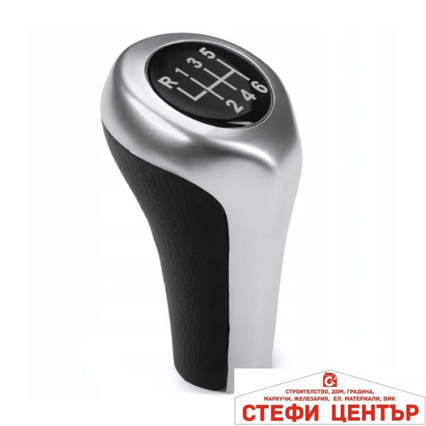 Топка за скоростен лост PA756 - 6 Скорости - Светеща - Сива