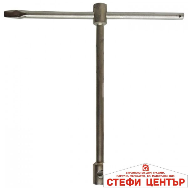 Усилен ключ за джанти T-образен - 17 и 19мм