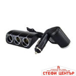 Разклонител за запалка с 4 гнезда и 1 USB - 1528 - Image 3