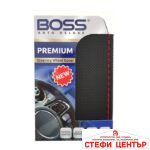 Калъф шиещ Boss - черен с червено перфориран - Image 3