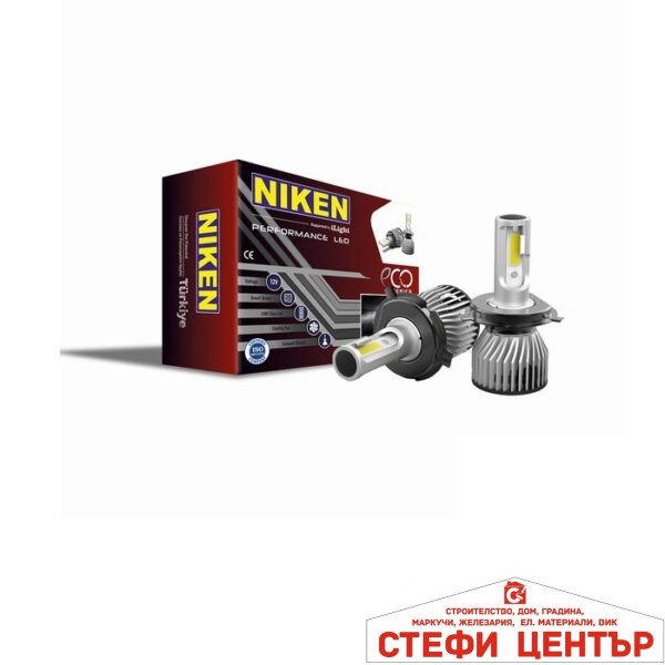 Диодни крушки NIKEN H4 ЕКО - 2бр/к-т