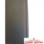 Калъф шиещ Boss - черен с червено перфориран - Image 2