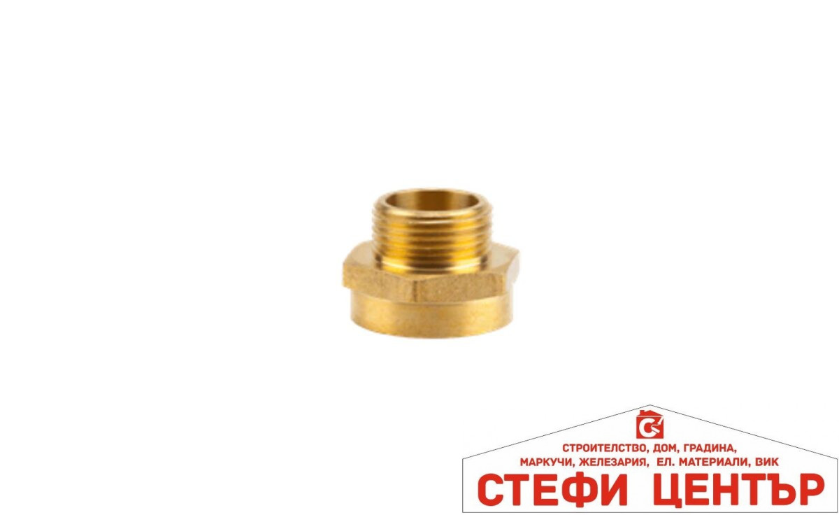 07264-20 GARDENA Месингов редуциращ нипел с резба 3/4" м.р. * 1" 07264-20 GARDENA Месингов редуциращ нипел с резба 3/4" м.р. * 1"