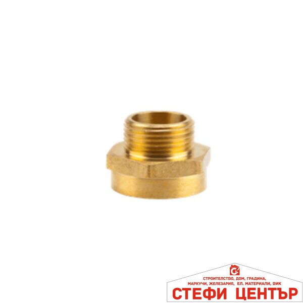 07264-20 GARDENA Месингов редуциращ нипел с резба 3/4" м.р. * 1"