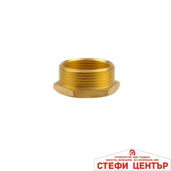 07273-20 GARDENA Месингова редуцираща муфа мъжка/женска резба 1