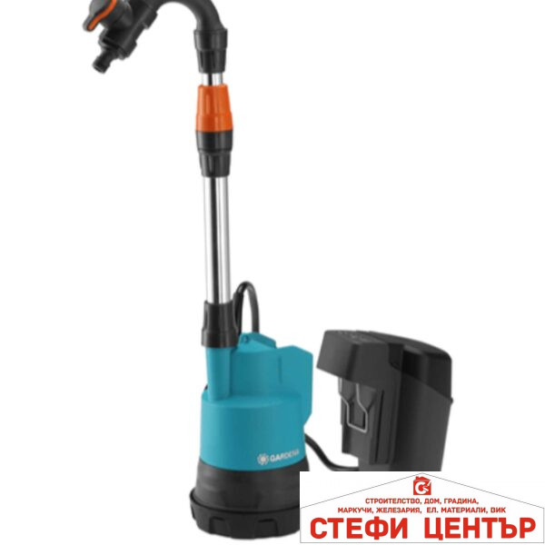 14602-20 GARDENA Акумулаторна Помпа Rainwater Tank  2000/2 18V-P4A Set