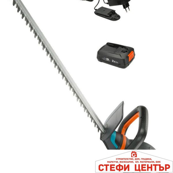 14731-20 GARDENA Акумулаторна  Ножица за Жив Плет ComfCut 60 18V P4A Set