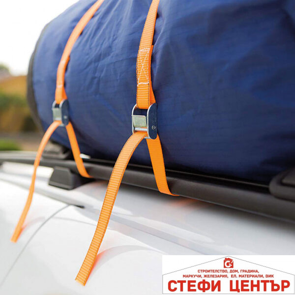 Колан за притягане C2501-A  360кг 1.8М*25мм - 2бр/ к-т