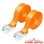 Колан за притягане C2501-A 360кг 1.8М*25мм - 2бр/ к-т - Image 2