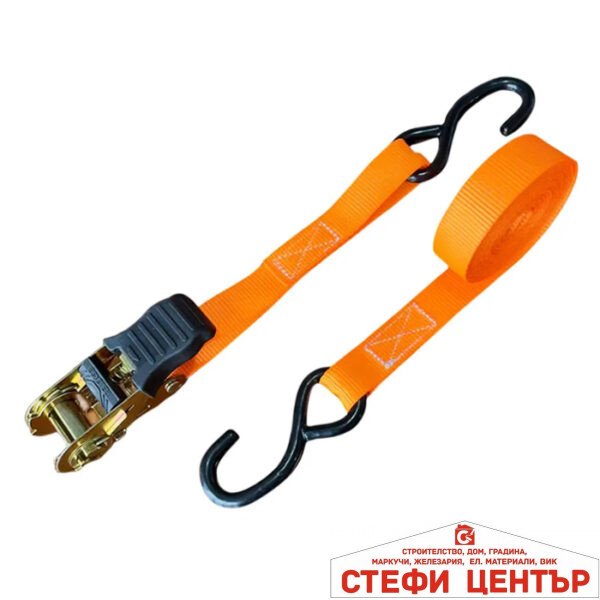 Колан за притягане R2516a-s   500кг 4.5М*25мм - 4бр/ к-т