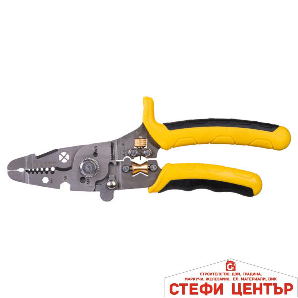 Мулти клещи за почистване на кабелна изол. и кримп.190mm TMP
