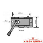 Скоба опорно колело РА113 - Image 2