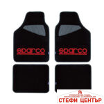 Стелки мокет SPC1903A Sparco Черни-Червени 4БР/К-Т